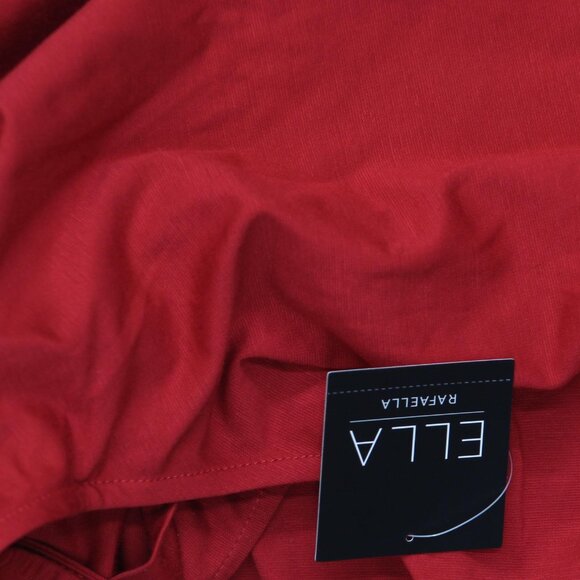 NWT ELLA Rafaella Womens Plus Size Funnel Neck Sleeveless Dress Ruby Red 2X - Picture 4 of 6